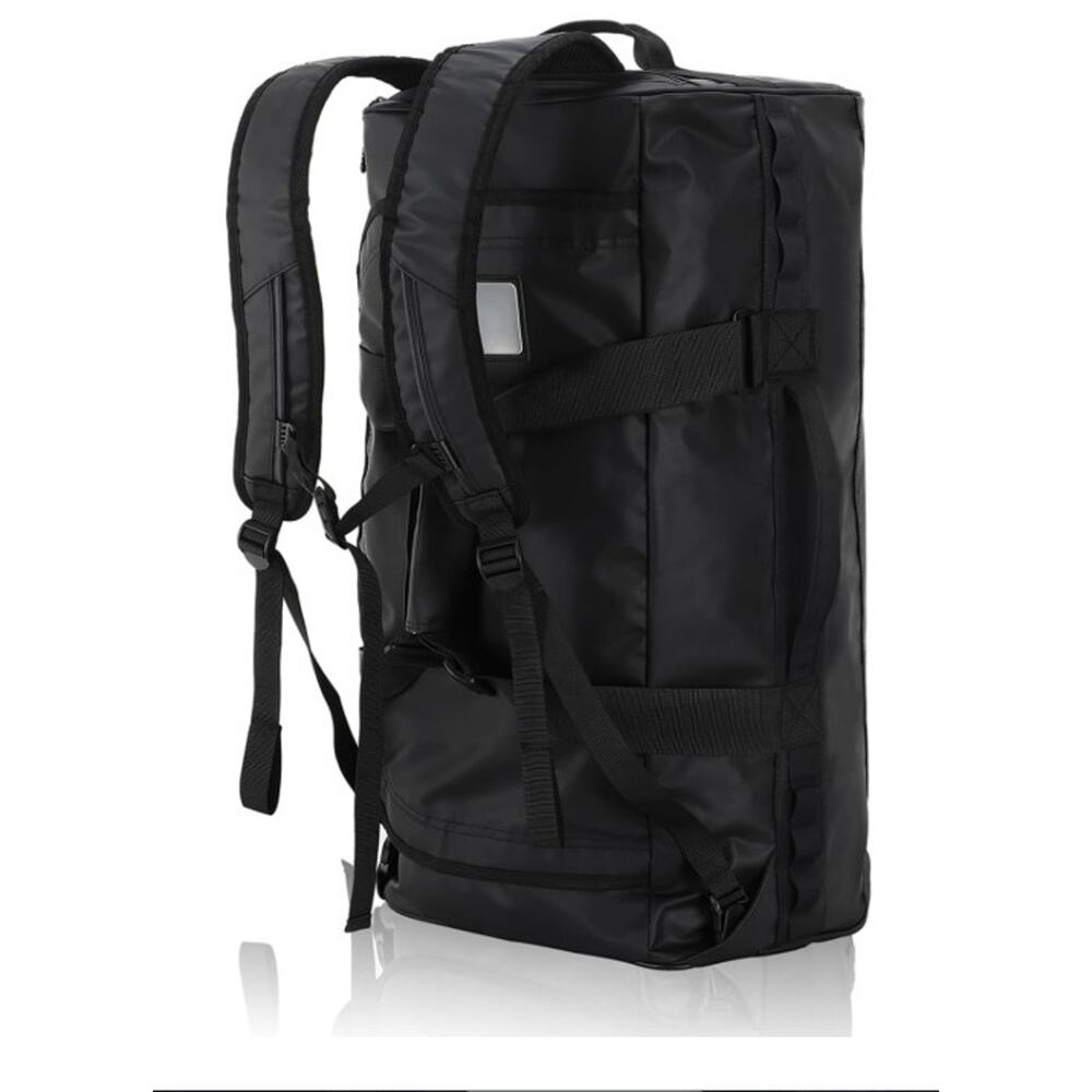 Haimont 90L Gym Duffel Backpack Black Water Resistant Travel Hiking Sports Bag